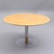 Pillar Desing Round Table with 2 Metal Base and 2 Wood Tops 1