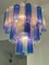 Lámpara de araña Trunchi tricolor al estilo de Venini de Simoeng, Imagen 4