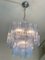 Blue Murano Glass Tronchi Chandelier in the style of Venini by Simoeng 3