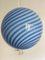 Blau-weiße Sphere Hängelampe aus Muranoglas von Simoeng 4