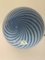 Blau-weiße Sphere Hängelampe aus Muranoglas von Simoeng 3