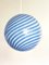 Blau-weiße Sphere Hängelampe aus Muranoglas von Simoeng 8