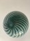 Ovale Hängelampe aus Muranoglas in Grün und Weiß von Simoeng 9
