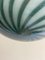 Ovale Hängelampe aus Muranoglas in Grün und Weiß von Simoeng 4