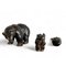 Statuette con orso di Knud Kyhn per Royal Copenhagen, anni '50, set di 4, Immagine 1