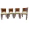 Art Deco Dining Chairs, Former Czechoslovakia, 1930s, Set of 4 1