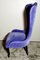 Italian Hollywood Regency Style Bedroom Lounge Chair, 1950s 5