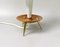 Lampade da tavolo in teak, ottone e paraventi, anni '60, set di 2, Immagine 16