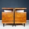 Tables de Chevet en Bois, Italie, 1950s, Set de 2 3