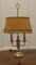 Lámpara de escritorio Bouillotte francesa de latón, años 60, Imagen 1