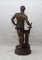 Maurice Constant, Skulptur des Menschen, 1900er, Bronze 5