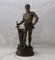 Maurice Constant, Skulptur des Menschen, 1900er, Bronze 21