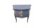 Louis XV Style Midnight Blue Chest with Marble Top, Image 4