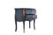 Louis XV Style Midnight Blue Chest with Marble Top 3