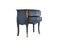 Louis XV Style Midnight Blue Chest with Marble Top, Image 3