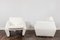 Set of White Bouclé Armchairs, 1970s 9