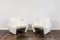 Set of White Bouclé Armchairs, 1970s 18