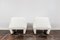 Set of White Bouclé Armchairs, 1970s 17
