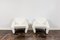 White Bouclé Armchairs, 1970s, Set of 2 20