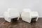 Set of White Bouclé Armchairs, 1970s 4