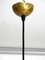 Large Mid-Century Brass Pendant Lamps with Triangular Glass Lampshades, Denmark, Set of 2 10