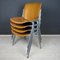 Mid-Century Chairs by Giancarlo Piretti for Castelli, Italy, 1960s, Set of 4, Image 9