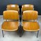 Mid-Century Chairs by Giancarlo Piretti for Castelli, Italy, 1960s, Set of 4, Image 6