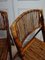 British Colonial Tortoise Bamboo & Rattan Folding Chairs, 1950s, Set of 2 11