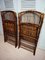 British Colonial Tortoise Bamboo & Rattan Folding Chairs, 1950s, Set of 2 19