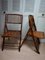 British Colonial Tortoise Bamboo & Rattan Folding Chairs, 1950s, Set of 2 10
