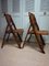 British Colonial Tortoise Bamboo & Rattan Folding Chairs, 1950s, Set of 2, Image 2