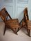 British Colonial Tortoise Bamboo & Rattan Folding Chairs, 1950s, Set of 2 9
