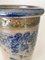 Stoneware Champagne Bucket with Blue Floral Decor Frame, 1960s 2