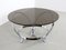 Chrome and Glass Round Coffee Table by Knut Hesterberg, 1970s, Image 7