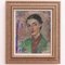 Lilian E. Whitteker, Self-Portrait of the Artist, 1952, Oil Painting, Framed 2