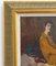 Gaetano Bocchetti, Mujer en un interior, años 60, óleo sobre tabla, enmarcado, Imagen 5
