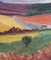 Anna Costa, Provencal Panorama, 1950s, Oil on Board, Framed 15