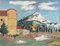 Yves Brayer, Mont Sainte-Victoire, años 60, óleo sobre lienzo, enmarcado, Imagen 1