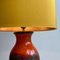Fat Lava Green, Brown & Orange Ceramic Table Lamp, West Germany, 1970s 8