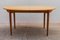 Mid-Century Modern Oval Satin Wood Dining Table, Belgium, 1950s 2