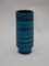 Aldo Londii zugeschriebene Blaue Vase für Bitossi Rimini, Italien, 1960er 5