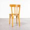 Bentwood Tri Back Dining Chairs in Honey from Baumann, 1950s, Set of 4 6