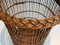 Rattan Paper Basket, 1950s 5