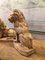 Große Französische Terrakotta Löwen, Frühes 19. Jh., 2er Set 11