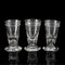 19th Century Swedish Decanter and 3 Shot Glasses, Set of 4 5