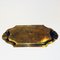 Large and Oval Brass Plate by Lars Holmström for Arvika, Sweden, 1930s, Image 7
