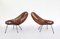 Mid-Century Modern Chairs attributed to Janine Abraham & Dirk Jan Rol for Rougier, 1950s, Set of 2 3