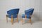 Modern Scandinavian Lata Greven Chairs attributed to Carl Malmsten from O.H. Sjögren, Set of 2 4