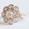 18 Karat Yellow & White Gold Daisy Ring with Diamonds, 1950s-1960s, Image 1