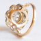 18 Karat Yellow & White Gold Daisy Ring with Diamonds, 1950s-1960s 11